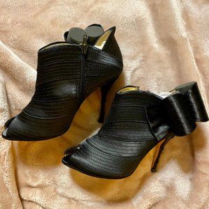 Ted Baker Neillia Peep-Toe Booties Heel